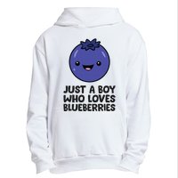 Just A Boy Who Loves Blueberries Urban Pullover Hoodie