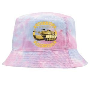 Just A Boy Who Loves Army Tanks For Military Boy Tie-Dyed Bucket Hat