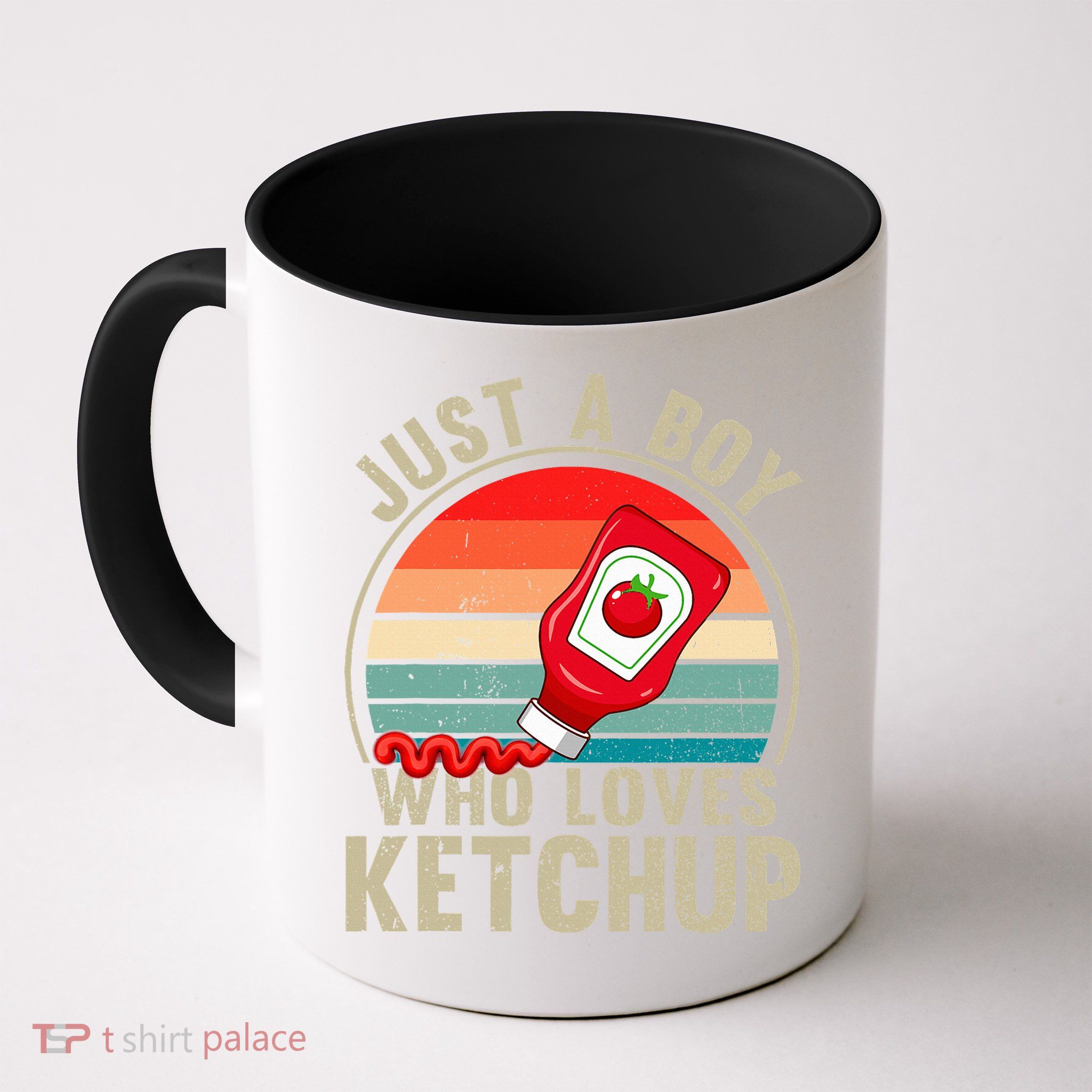 Just a Boy Who Loves Ketchup Catsup Condiment Lover Mug