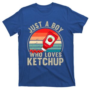 Just a Boy Who Loves Ketchup Catsup Condiment Lover T-Shirt