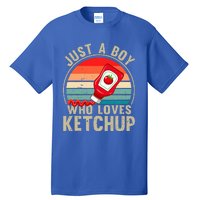 Just a Boy Who Loves Ketchup Catsup Condiment Lover Tall T-Shirt