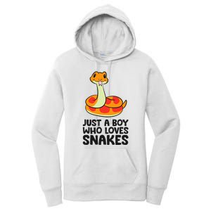 Just A Boy Who Loves Snakes Women's Pullover Hoodie