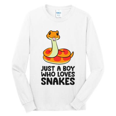 Just A Boy Who Loves Snakes Tall Long Sleeve T-Shirt