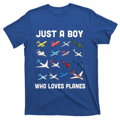 Just A Boy Who Loves Planes T-Shirt