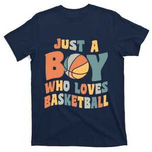 Just A Boy Who Loves Basketball Basketball Player T-Shirt