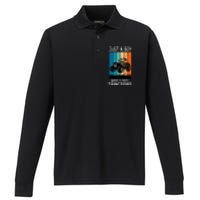 Just A Boy Who Loves Tractors Farm Lifestyle Boy Performance Long Sleeve Polo