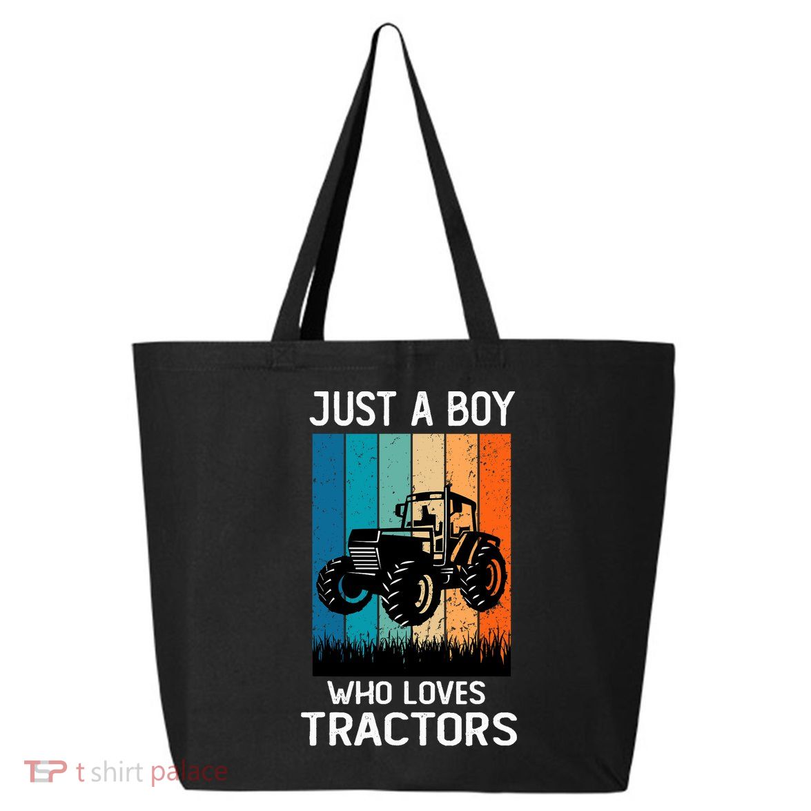 Just A Boy Who Loves Tractors Farm Lifestyle Boy 25L Jumbo Tote