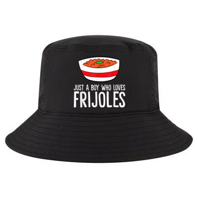 Just A Boy Who Loves Frijoles Funny Mexican Frijoles Cool Comfort Performance Bucket Hat