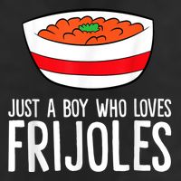Just A Boy Who Loves Frijoles Funny Mexican Frijoles 7 Panel Mesh Trucker Snapback Hat