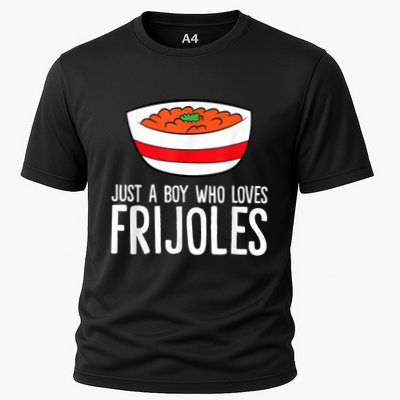Just A Boy Who Loves Frijoles Funny Mexican Frijoles Performance Shirt