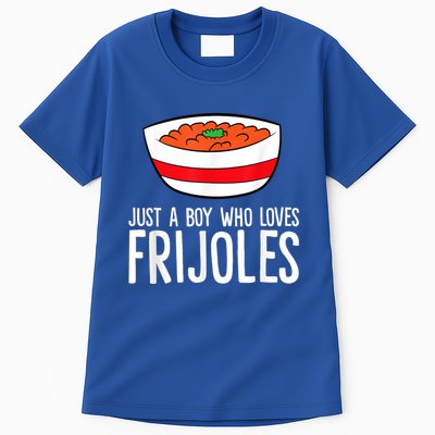 Just A Boy Who Loves Frijoles Funny Mexican Frijoles Tall T-Shirt