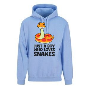 Just A Boy Who Loves Snakes Unisex Surf Hoodie