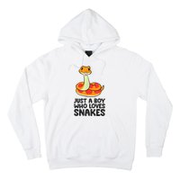 Just A Boy Who Loves Snakes Hoodie