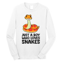 Just A Boy Who Loves Snakes Long Sleeve Shirt