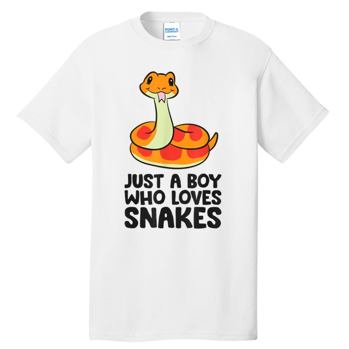 Just A Boy Who Loves Snakes Tall T-Shirt