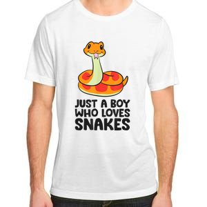 Just A Boy Who Loves Snakes Adult ChromaSoft Performance T-Shirt