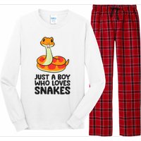 Just A Boy Who Loves Snakes Long Sleeve Pajama Set