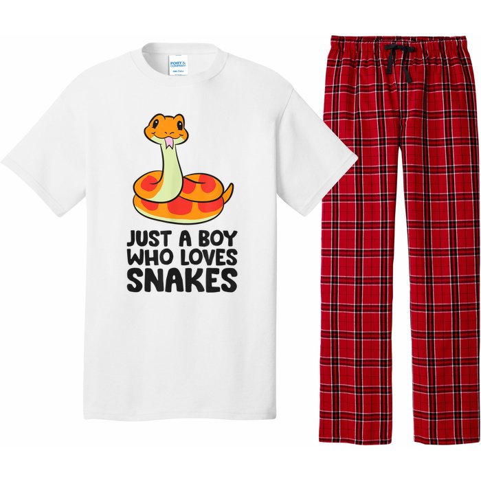 Just A Boy Who Loves Snakes Pajama Set