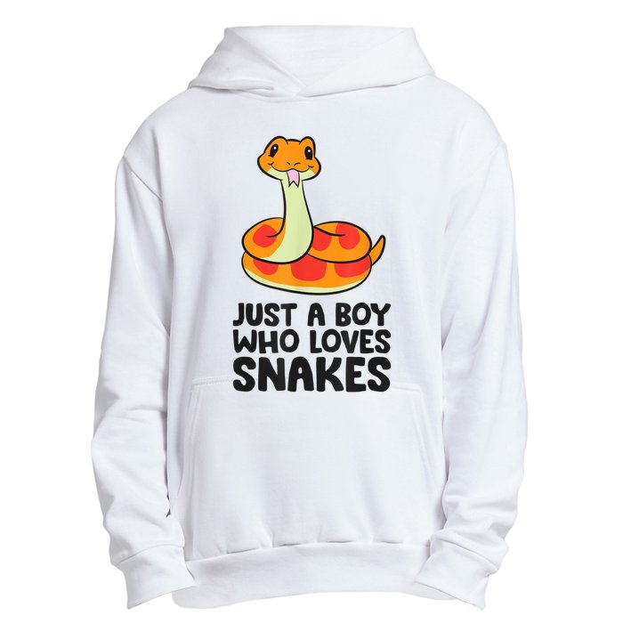 Just A Boy Who Loves Snakes Urban Pullover Hoodie