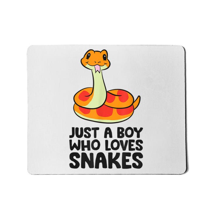 Just A Boy Who Loves Snakes Mousepad