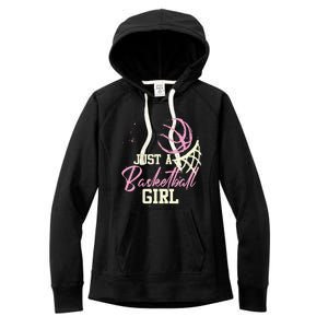 Just A Basketball Girl Basketball Women's Fleece Hoodie