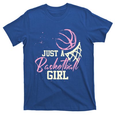 Just A Basketball Girl Basketball T-Shirt