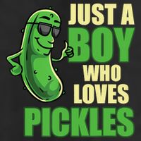 Just A Boy Who Loves Pickles Funny Pickle Boy Cool Comfort Performance Bucket Hat