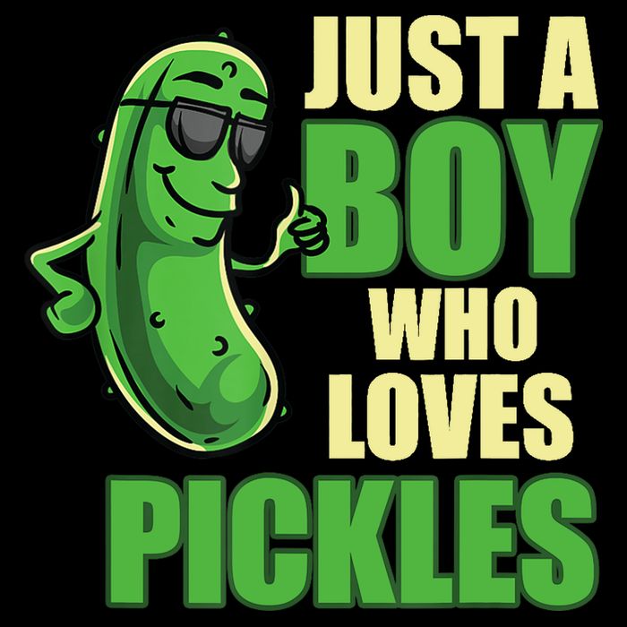 Just A Boy Who Loves Pickles Funny Pickle Boy Hoodie