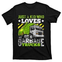 Just A Boy Who Loves Garbage Trucks T-Shirt