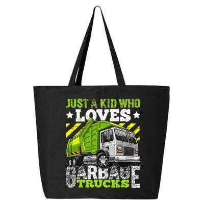 Just A Boy Who Loves Garbage Trucks 25L Jumbo Tote