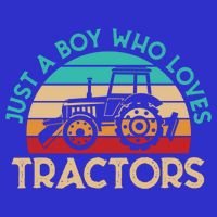 Just A Boy Who Loves Tractors Farmer Gift Premium T-Shirt