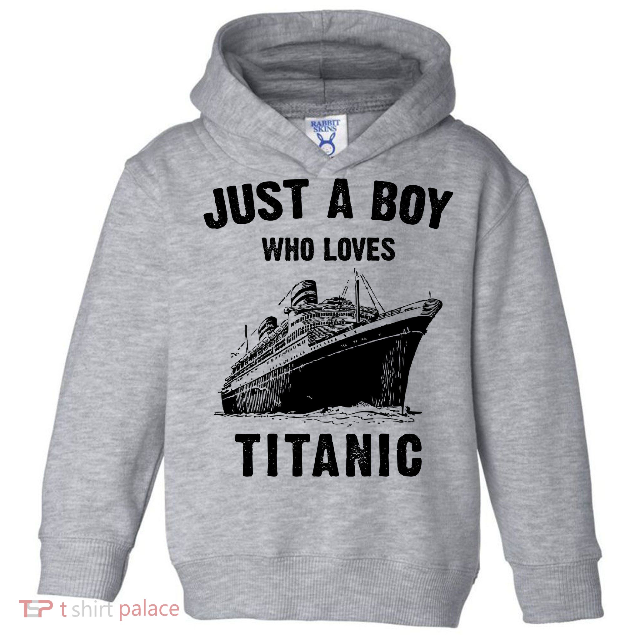 Just A Boy Who Loves Titanic Toddler Hoodie