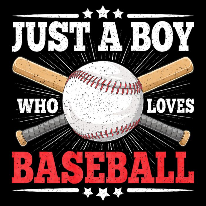 Just A Boy Who Loves Baseball Funny Baseball Player Button
