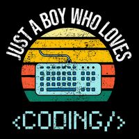 Just A Boy Who Loves Coding Computer Mousepad