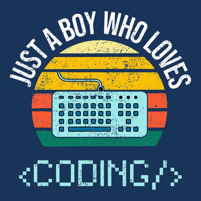 Just A Boy Who Loves Coding Computer Infant Baby Jersey Bodysuit