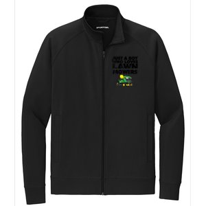 Just A Boy Who Loves Lawn Mowers Stretch Full-Zip Cadet Jacket