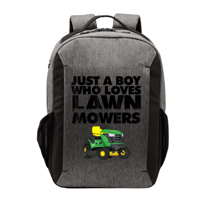 Just A Boy Who Loves Lawn Mowers Vector Backpack