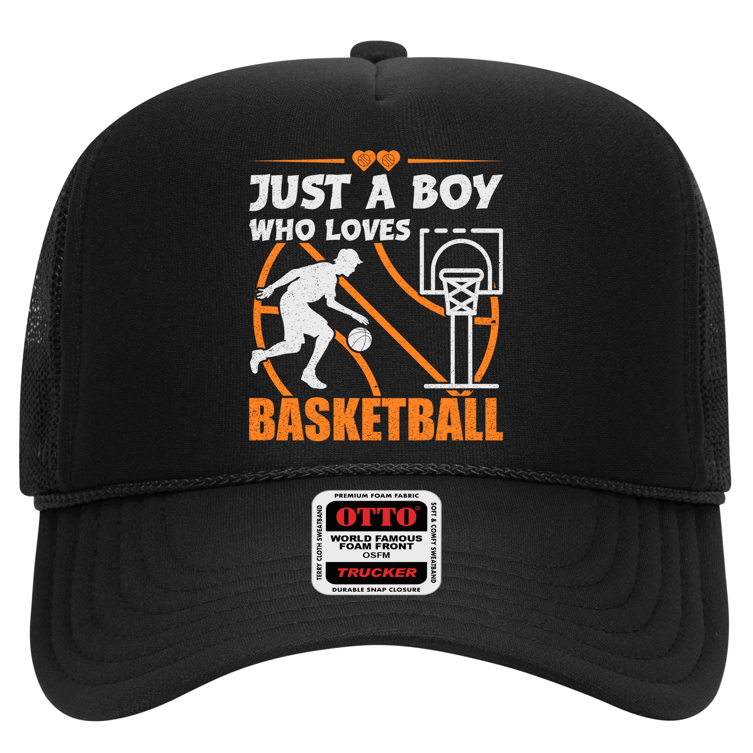 Just A Boy Who Loves Basketball For Boys Hat