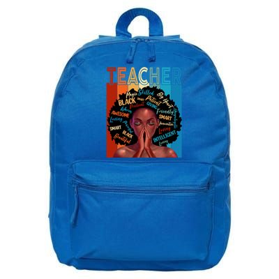 Juneteenth Afro Black History Month African American Teacher Gift 16 in Basic Backpack