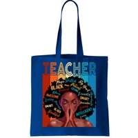 Juneteenth Afro Black History Month African American Teacher Gift Tote Bag