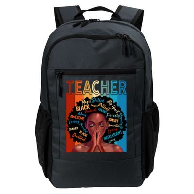 Juneteenth Afro Black History Month African American Teacher Gift Daily Commute Backpack