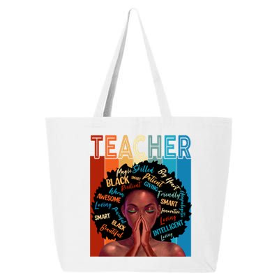 Juneteenth Afro Black History Month African American Teacher Gift 25L Jumbo Tote