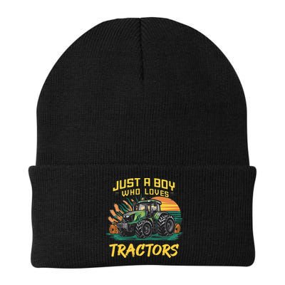 Just A Boy Who Loves Tractors Beanie