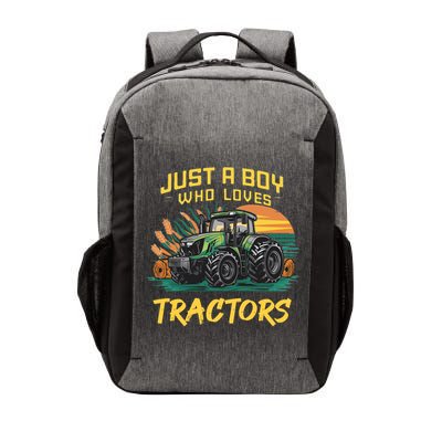 Just A Boy Who Loves Tractors Vector Backpack
