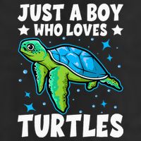 Just A Boy Who Loves Turtles Lover Gifts Sea Ocean Turtle 7 Panel Mesh Trucker Snapback Hat