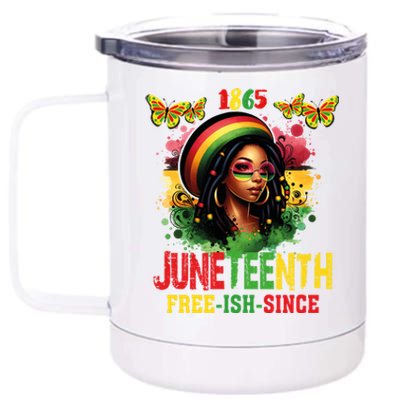 Junenth African Black Freedom Day 1865 Junenth Gift 12 oz Stainless Steel Tumbler Cup