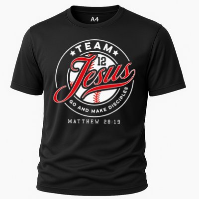 Jesus And Baseball Team Jesus Christian Matthew 2819 Verse Performance Shirt