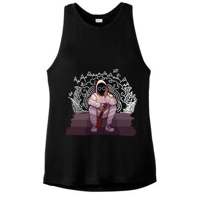 Just A Boy With A Ukulele BoyWithUke Ladies PosiCharge Tri-Blend Wicking Tank