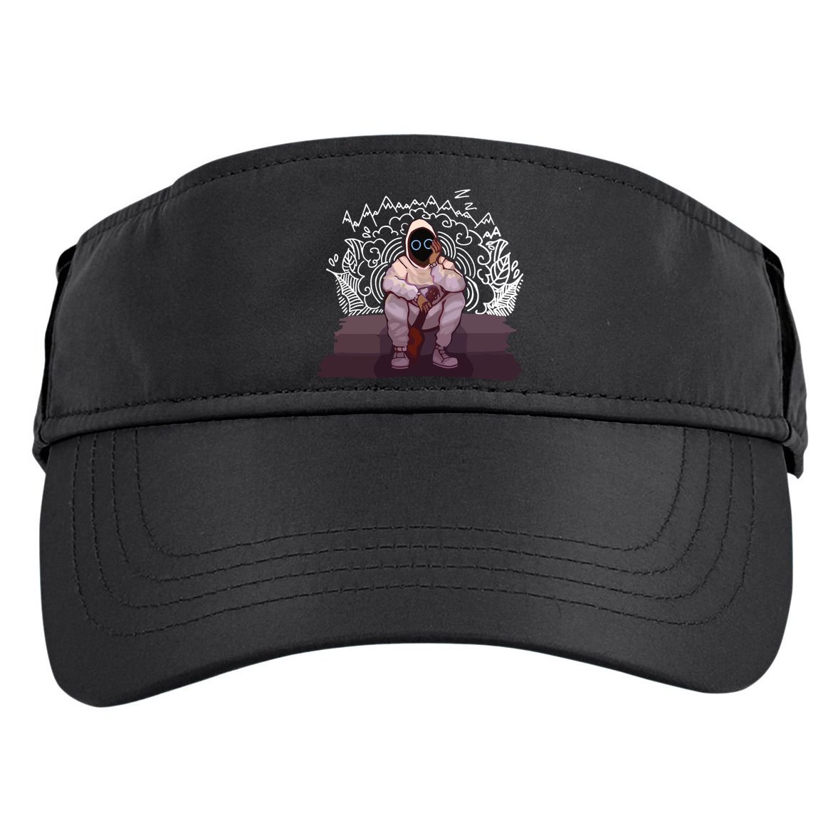 Just A Boy With A Ukulele BoyWithUke Adult Drive Performance Visor
