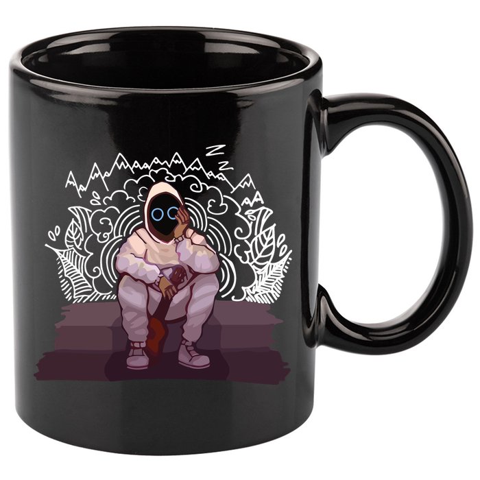 Just A Boy With A Ukulele BoyWithUke 11oz C Handle Ceramic Mug